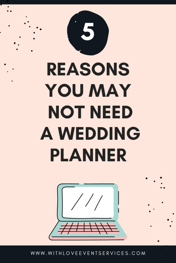 Wedding planner blog tittle